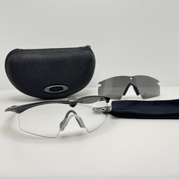 Oakley Sunglasses M Frame Ballistic Z87 Black W/ Case - Picture 1 of 11